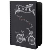 Liz Siyah 14x20 40 Yaprak 120 gr Spiralli Defter