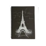 Liz Spiralli Defter Siyah A5 40 Yaprak 120 Gr.side