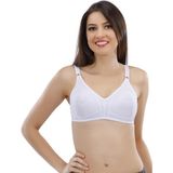 Liza Dikişsiz Jarse Toparlayıcı Kadın Sütyen - 90 - Beyaz