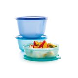 Lizayn Tupperware Mucize Şekerler Saklama Kapları Seti, 1lt-1.5lt-2lt, Mavi