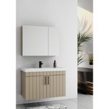 Lizbon 80 cm Lake Kapuçino Banyo Dolabı
