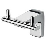 Lizbon Banyo Tuvalet Havlu Askısı 2li Metal Mat Siyah Askılık Askı