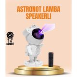 Lizbon Center Bluetooth ve Dahili Ses Özellikli Astronot Projeksiyon Lambası - HBSBLC5904-5807 - Çok Renkli