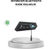 Lizbon Center BT22 Kask Bluetooth Kulaklık 5.0 Gürültü Engelleyici ve Eller Serbest Kullanım - HBSBLC7463-25 - Çok Renkli