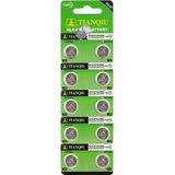 Lizbon Center Buton Pil - Saat Lazer Hesap Makinesi Pili 10LU Paket AG10 - LR1130H - 389A -1.55V - Renkli - Belirtilmemiş