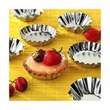 Lizbon Center Paslanmaz Çelik Metal Kek Kalıbı - 6 Adet - Belirtilmemiş - 26 x 26 x 7 cm
