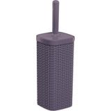 Lizbon Center Rattan Wc Klozet Temizleme Fırçası - Antrasit - Belirtilmemiş