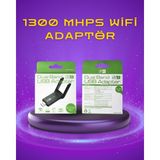 Lizbon Center Yüksek Hızlı 1200 Mbps Çift Bant USB Wifi Adaptör – Güçlü Sinyal Geniş Uy - HBSBLC5378-8 - Çok Renkli