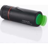 Lizer Yüksek Çözünürlüklü Zoomlu 100X Büyütme Tek Gözlü Monoküler Mini Dürbün