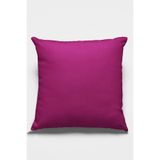 Lizia Home Fuşya Sade Kırlent Kılıfı Premium Kumaş Tay Tüyü Döşemelik Tek Renk Düz 43x43cm Krl015