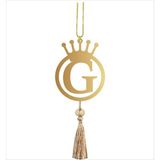 Lizpo Decor Çift Taraflı Ayna G Yazılı Gold Ayna Pleksi Araba Dikiz Aynası Süsü