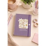 Lizy 2026-2027 Akademik Ajanda - A5 Spiralli Planner Tasarım-7 - Mor
