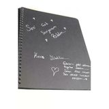 Lizy Siyah Yapraklı Defter Spiralli 14x20 100 Gr. 40 Sayfa Ve Beyaz Kaliteli Jel Kalem