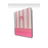 Lizy Spiralli Not Defteri, Çizgili, 120 Yaprak, 17x24cm, Pembe