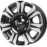 LJA AKD-A1239-06 6.5X16" 5X120 ET60 65.1 Black Diamond 16 Inç Jant Takımı (4 Adet)
