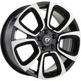 LJA AKD-A5850-01 7.0X17" 4X108 ET25 65.1 Black Machined 17 Inç Jant Takımı (4 Adet)