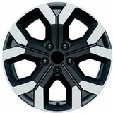 LJA AKD-G514-02 6.5X16" 4X100 ET35 67.1 Black 16 Inç Jant Takımı (4 Adet)