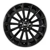 Lja-Akx-208-02 18 İnç 5X112 Mercedes E Bmw 3 Serisi Uyumlu Et35 66.5 Black Lip Polished (Arka) 18 İnç Jant Takımı (4 Adet)