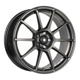 Lja-Dx104226-03 18 İnç 5X100 Octavia Leon Uyumlu Et35 57.1 Gun Metal 18 İnç Jant Takımı (4 Adet)