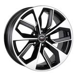 Lja-Dx162-01 18 İnç 5X112 Passat Audi A4 A6 Q5 Uyumlu Et35 66.45 Black Finished 18 İnç Jant Takımı (4 Adet)