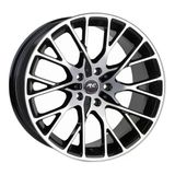 Lja-Dx204-01 18 İnç 5X112 Mercedes E Passat Audi A4 Uyumlu Et40 66.6 Black Finished 18 İnç Jant Takımı (4 Adet)