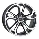 Lja-Dx216-02 18 İnç 5X112 Passat Audi A3 A4 Superb Uyumlu Et40 57.1 Gun Metal Finished 18 İnç Jant Takımı (4 Adet)