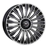 Lja-Dx345-01 18 İnç 5X112 Mercedes E Uyumlu Et49 66.6 Black Finished 18 İnç Jant Takımı (4 Adet)