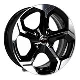 Lja-Gx1165-02 17 İnç 4X100 Clio Megane Corsa Captur Uyumlu Et35 67.1 Black Finished 17 İnç Jant Takımı (4 Adet)