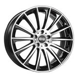 Lja-Gx208-02-2 18 İnç 5X112 Mercedes E Uyumlu Et50 66.6 Black Lip Polished 18 İnç Jant Takımı (4 Adet)