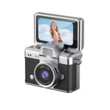 LK-027 Mini Dijital Kamera Küçük Katlanır 48MP Ekran Vlog Kamerası Selfie Video Kaydedici Taşınabilir Minyatür Kamera