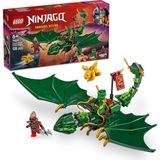 Lloyd’un Yeşil Orman Ejderhası 71829-6 Yaş ve Üzeri Çocuklar Için 2 Minifigürlü Yaratıcı Oyuncak Yapım Seti, Doğum Günü Hediyesi (128 Parça)
