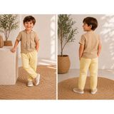 Lluvia Kidss Amor Keten Bluz Çizgili Keten Pantolon Takım - 11 - 12 Yaş