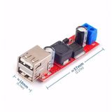 LM2596 Dual USB Power Modül Voltaj Düşürücü Mp3 Mobil Güç Kaynağı