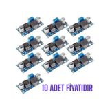 Lm2596 Mini Ayarlanabilir 3a Voltaj Regülatör Kartı - 10 Adet-4838