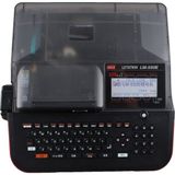 LM550E Kablo Kimliği Işaretleme Makinesi Kablo Etiket Makinesi 300DPI Satır Numarası Cihazı - Siyah