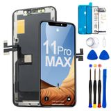 LMQ IPhone 11 Pro Max Ekran Değiştirme Kiti COF Full HD LCD Ekran 3D Dokunmatik Digitizer Çerçeve Model A2161, A2218 Onarım Aracı Kiti ile Siyah 6.5 inç