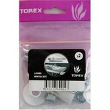 Lms-1098 Lavabo Montaj Seti (2'Er Adet Bir Ucu Metrik, Bir Ucu Trifon Vida+Dübel+Somun+Plastik Pul)