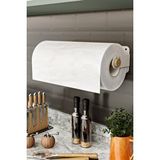 Lmz Design Ahşap Bar Modern Rulo Kağıt Havluluk Askısı Peçetelik Kağıt Havlu Rafı Beyaz