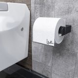 Lmz Minimal Pratik Tak Çıkar Wc Kağıtlık Tuvalet Kağıtlığı Tuvalet Kağıdı Askısı - Siyah