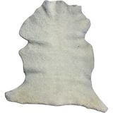LN Leather Gerçek Koyun Postu Doğal Beyaz Kısa Tüylü - Naturel Kısa Tüylü Koyun Postu - Doğal Post Paspas - 70 x 45 cm