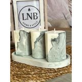 LNB Home and Style Beton Mum Yeşil - 1 Adet