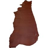 LNLEATHER Özel Baskılı 2 mm Kalınlığında Vaketa Deri - 206 DESİMETREKARE - KIZIL KAHVE
