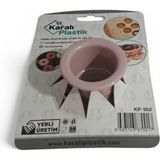 Loacandleco Pratik Donut Kek Kalıbı Hamur Kesici Şekillendirici Kalıp Aparatı Kurabiye Şekil Verme Aleti - 1
