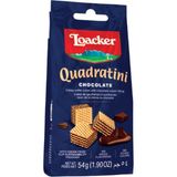 LOACKER Quadratini Chocolate Çikolatalı Gofret 54 gr