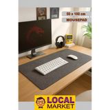 LOCAL MARKET Mousepad Gri kalın Keçe ( 50x100 cm / 4 mm )