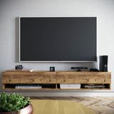 L'occi Concept Delphin 180 cm Kapaklı Raflı Tv Ünitesi DLP9-A Çam