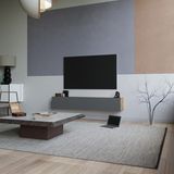 L'occi Concept Delphin 180 cm Kapaklı Tv Ünitesi DLP8-AA Çam-Antrasit Gri