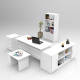 L'occi Concept Diego ABCDF Ofis Büro Masa Takımı Beyaz