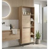 L'occi Concept Leena Çok Amaçlı Banyo Dolabı Modern Tasarım 2 Kapaklı Metal Ayaklı Sepet LA10C-S 1 Adet
