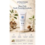 L'Occitane Shea Yüz Temizleme Kremi, Tüm Cilt Tipleri için, Shea ve Tatlı Portakal Yağı İçeren, 125 ml